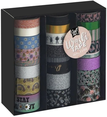 Craft ID - Washi tape 24 pcs Assorted (CR3010)