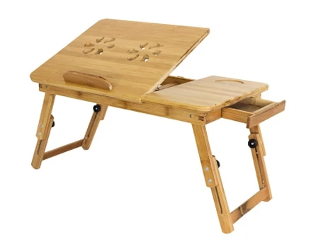 Nešiojamas staliukas kompiuteriui Flexi, rudas