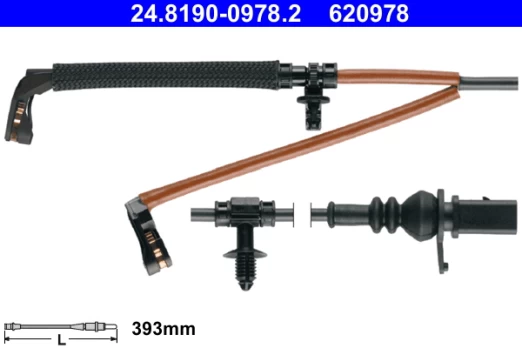 ATE 24.8190-0978.2 Brake pad wear sensor