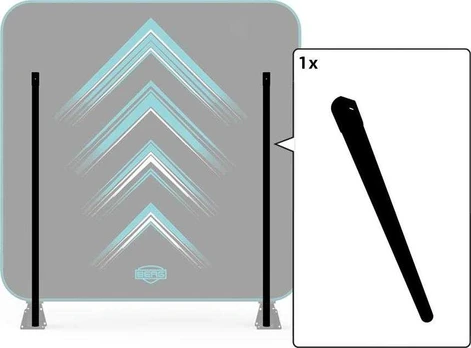 Berg AeroWall - Frame Tube Straight 2x2