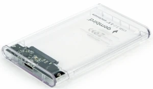 Gembird EE2-U3S9-6 saugojimo diskų korpusas HDD korpusas Permatomas 2.5"