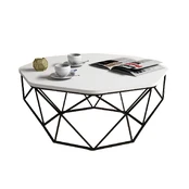 Žurnalinis staliukas Diamond-White Balta kaina
