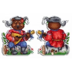 Cheerful Bear SR-415 - Siuvinėjimo rinkinys