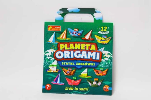 Ranok Planeta origami Statki Żaglówki 12 modeli Zrób to sam