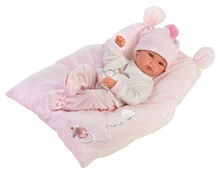 Lėlė kūdikis Bimba mergaitė su pagalvėle Llorens 63556, 35 cm kaina