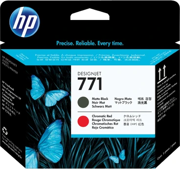 HP 771 printhead matte juodas + red Designjet Z6200