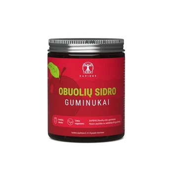 SAPIENS obuolių sidro actas, 60 guminukų