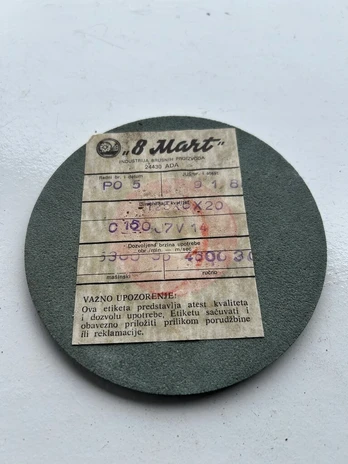 Šlifavimo diskas, šlifavimo akmuo 125x6x20 39c150j