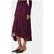 BOSS Plisuotas sijonas Velacey 50546594 Violetinė Regular Fit