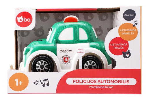 bo. Interaktyvus policijos automobilis