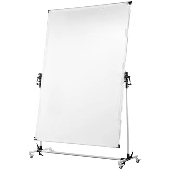 Walimex 17833 photo studio reflector Rectangular Aliuminio, Juodas