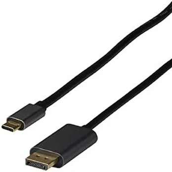 USB kabelis EFB USB-C - DisplayPort 2 m Juodas (BUSBC- DP14K.2)
