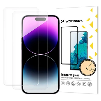 Wozinsky Tempered Glass 2-Pack for iPhone 17 / 16 Pro