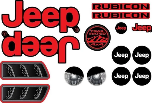Berg Buzzy - Sticker set Rubicon