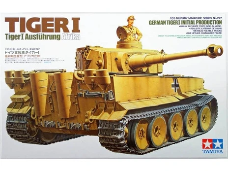 Konstruktorius Tamiya - German Tiger I Initial Production, 1/35, 35227, 8 m.+