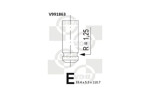 Įvado vožtuvas BGA V991863