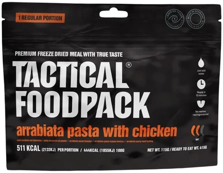 Tactical Foodpack Arrabiata makaronai su vištiena
