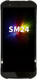 M3 Mobile SM24W, 2D, Camera, front camera, hot-swap, USB-C, BT, Wi-Fi (Wi-Fi), NFC, Android, GMS, juodas