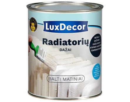 Emaliniai dažai radiatoriams Luxdecor 400ml. (Balti)