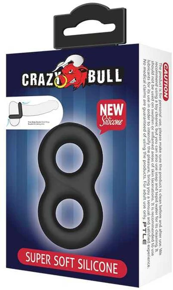 Silikoninis penio žiedas CRAZY BULL 2