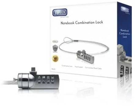 SWEEX cable number lock for notebook, 1,5m