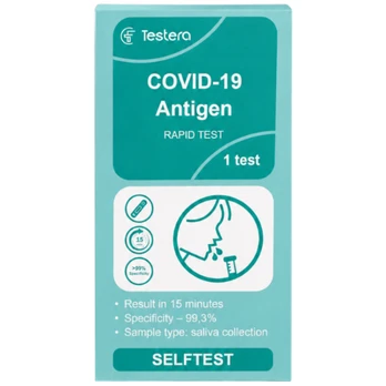 Covid-19 antigeno greitasis testas (iš seilių) TESTERA