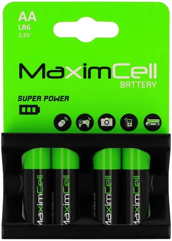 MaximCell Alkaline batteries LR6 AA - 4pcs