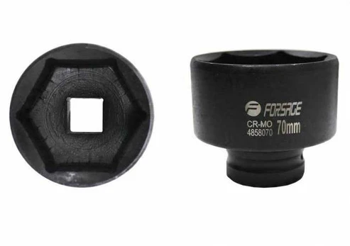 Forsage Nasadka smūginis 1" 70mm (6-kątna)