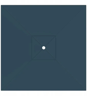 Paramondo Kvadratinis uždangalas sodo skėčiui 3x3m Žalias