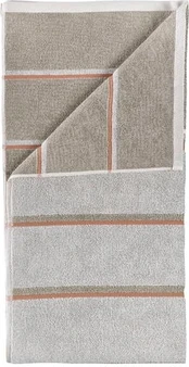Zone Denmark - Sauna Towel 100x50 cm - Soft Grey, Eucalyptus, Terracotta