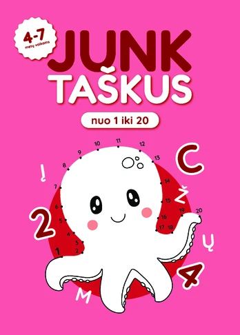 Junk taškus nuo 1 iki 20