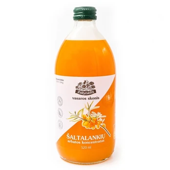 Šaltalankių arbatos koncentratas ŽOLYNĖLIS, 520 ml