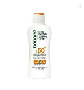 BABARIA Losjonas nuo saulės SPF50 jautriai odai, 100 ml