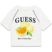 Guess Marškinėliai J6GI08 K8HM4 Balta Regular Fit