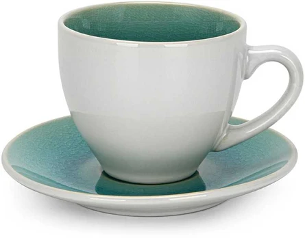 Fissman Puodelis su lėkštute CELINE 230 ml (keramika)