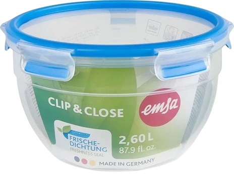 Indelis maistui Emsa Clip & Close, 2.6 l