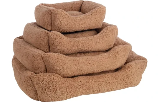 Gyvūno guolis Flamingo Felpa, mocha, S
