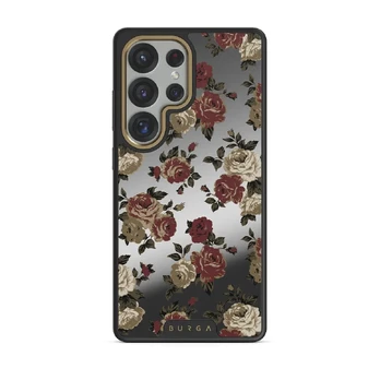 Forbidden Love - Samsung Galaxy S25 Ultra Case, Elite Mirror Dark (Magnetic) / Gold