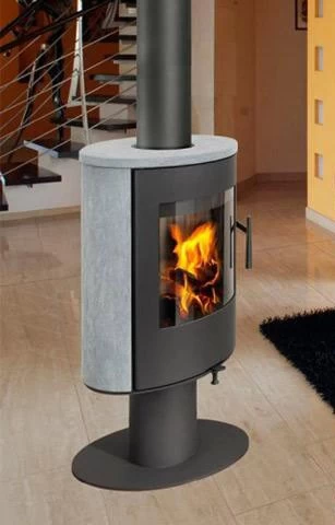 Krosnelė Romotop EVORA T 02 su akmens apdaila