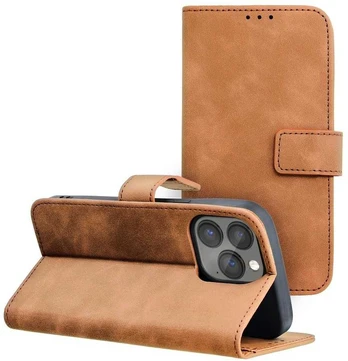 Dėklas Forcell TENDER Book Case for IPHONE 13 Pro ruda