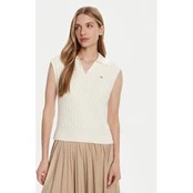 Tommy Hilfiger Megztinis WW0WW45655 Écru Regular Fit