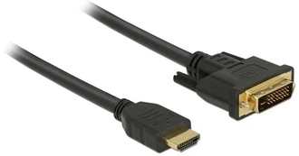 DELOCK HDMI į DVI 24+1 dvikryptis kabelis 2 m kaina