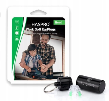 Haspro Work Soft Ausų kištukai 2 vnt.
