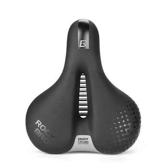 Rockbros 6876 comfortable ergonomic bicycle saddle - juodas
