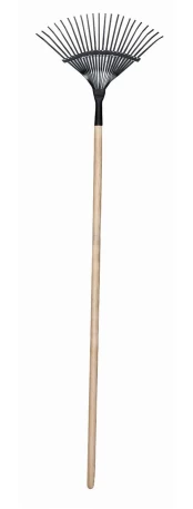 Vėduoklinis grėblys SERIAL, 22 dantų, 26 cm, medinis kotas kaina