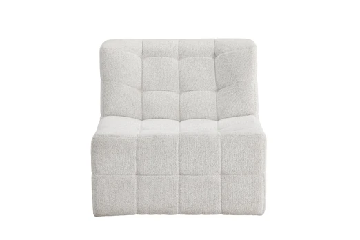 Malou 1-Seat Sofa - Metal frame / Beige Fabric