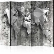 Artgeist Pertvara - World Map: Origami II [Room Dividers] kaina