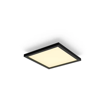 Philips apšvietimo prietaisas Hue Aurelle square panel light, juodos spalvos