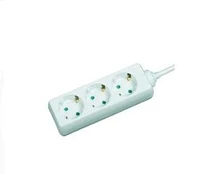MicroConnect 3 gniazda, 3m, balta