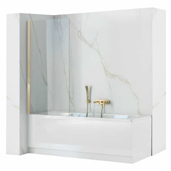 Vonios sienelė REA Elegant Fix 70cm, light auksinis